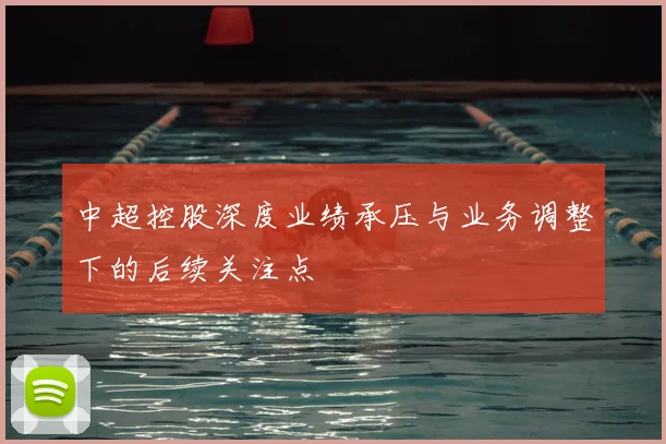 中超控股深度业绩承压与业务调整下的后续关注点