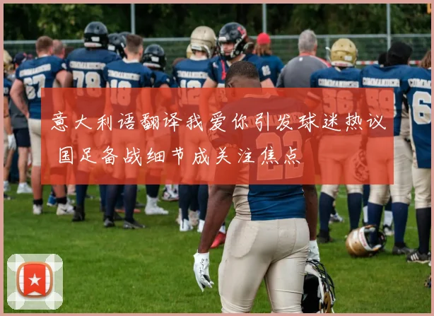 意大利语翻译我爱你引发球迷热议 国足备战细节成关注焦点